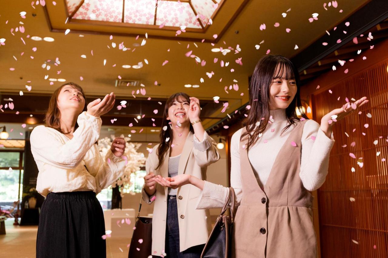 Hotel Yamanakaonsen Ohanami Kyubei Kaga  Esterno foto