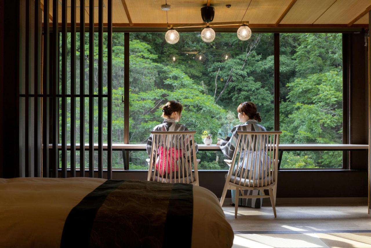 Hotel Yamanakaonsen Ohanami Kyubei Kaga  Esterno foto