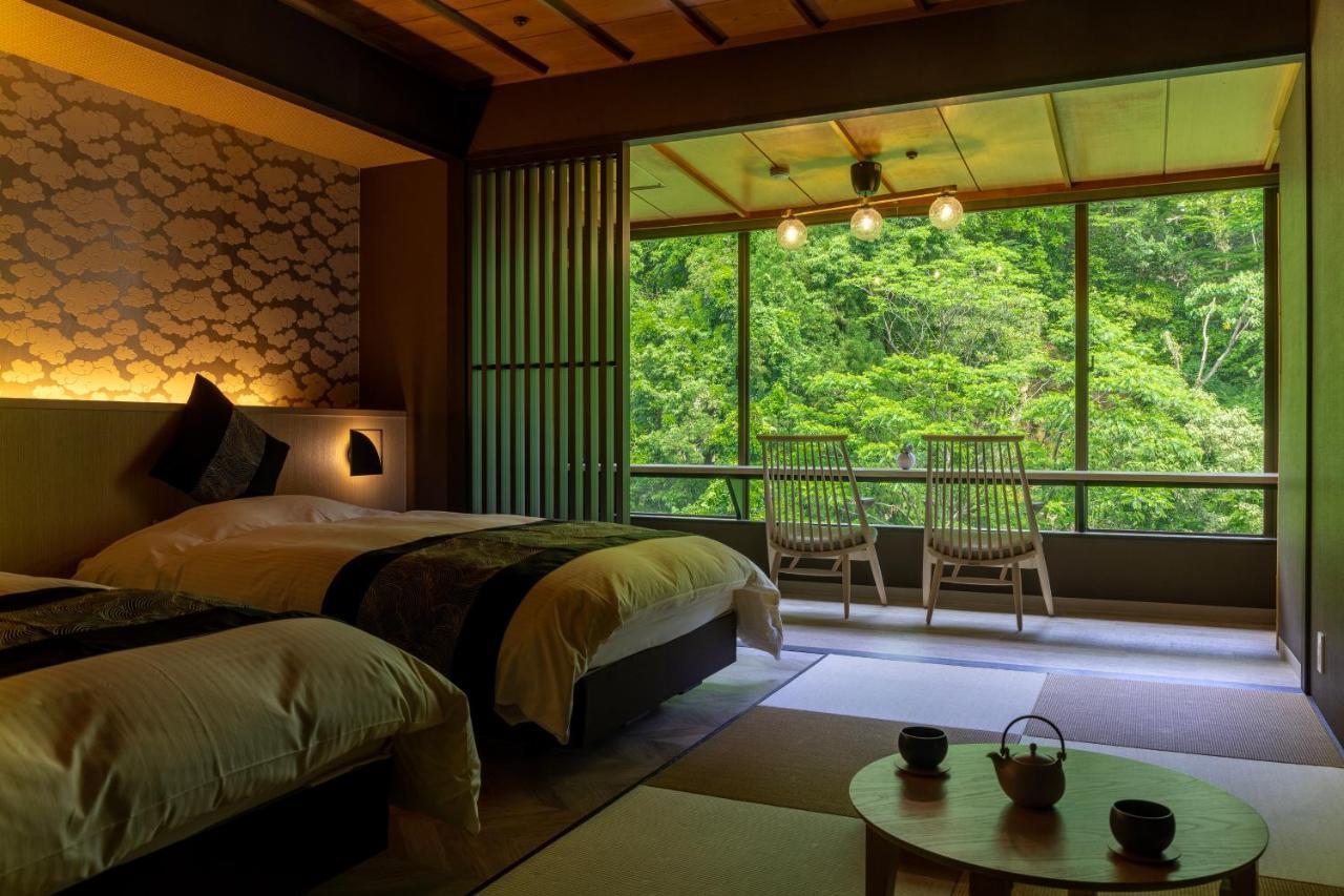 Yamanakaonsen Ohanami Kyubei Kaga  Esterno foto