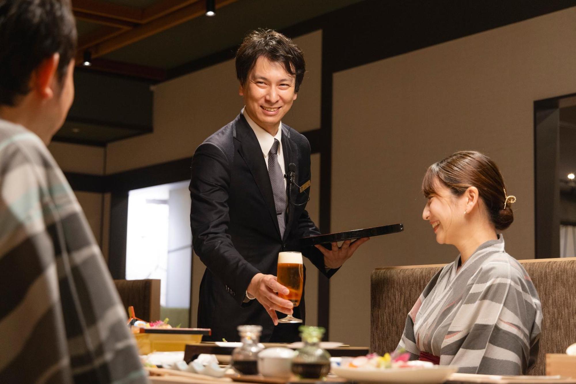 Hotel Yamanakaonsen Ohanami Kyubei Kaga  Esterno foto